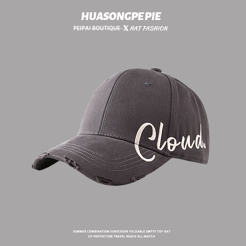 Cap Print Lettering Baseball