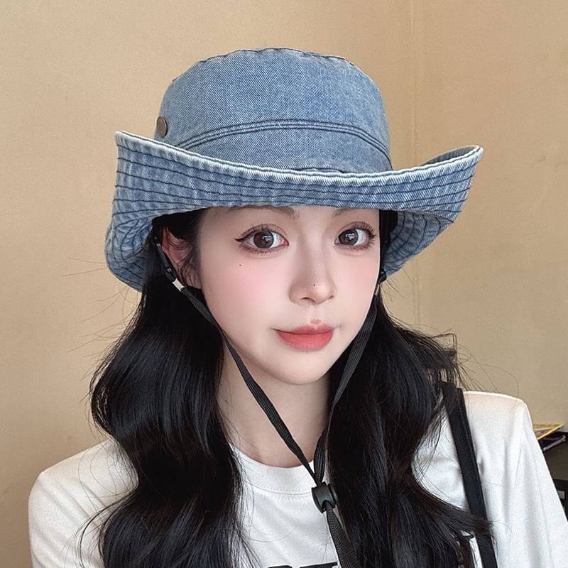 Hat Denim Washed Boonie