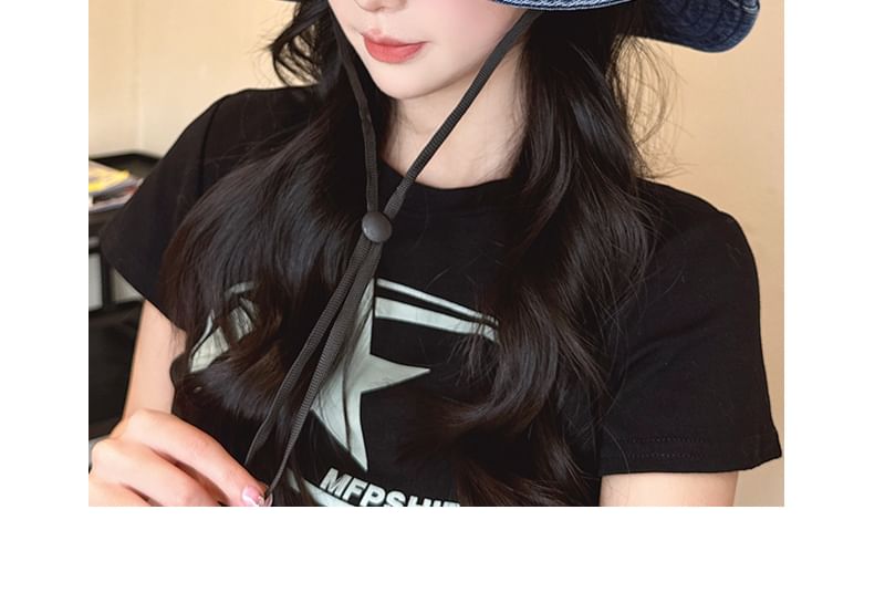 Hat Denim Washed Boonie