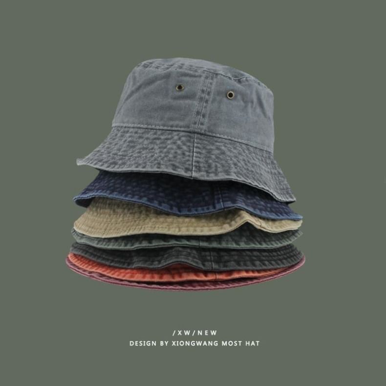 Bucket Washed Hat Denim