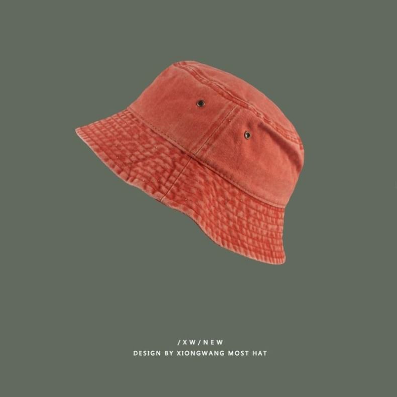 Bucket Washed Hat Denim