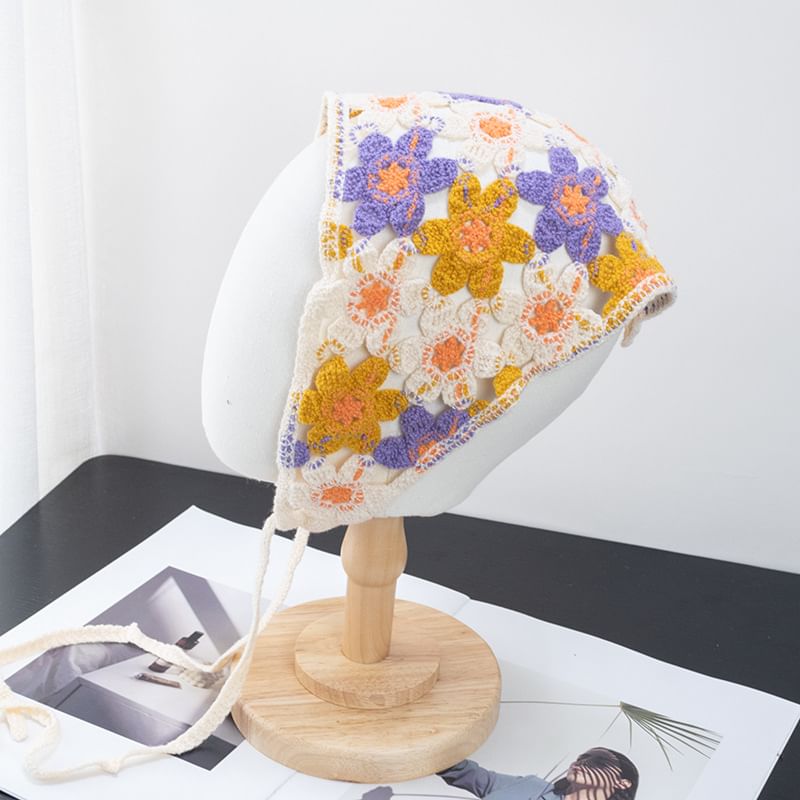 Bonnet Floral Hat