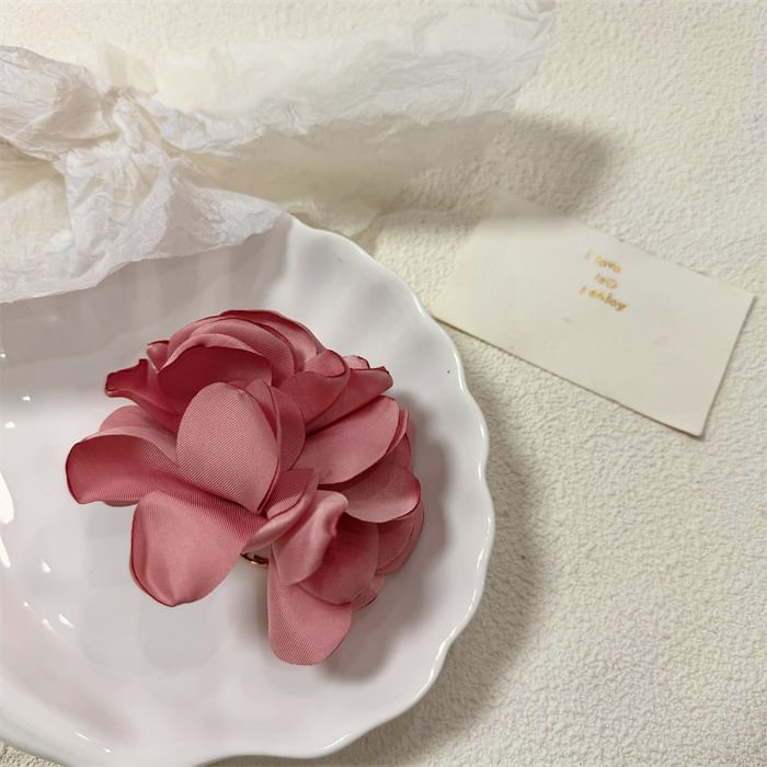 Fabric Ring Floral Open