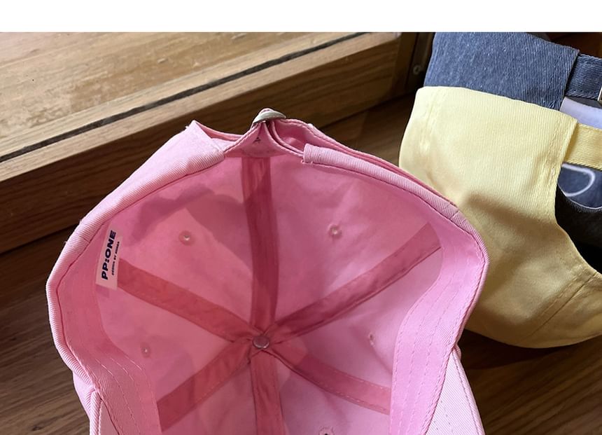 Embroidered Cap Bow Baseball