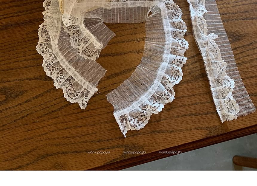 Lace Hat Trim Straw Bucket