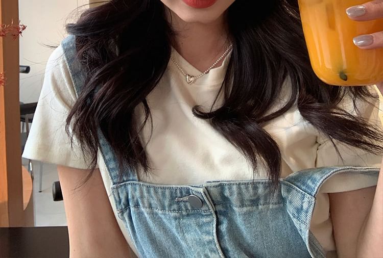 Denim Baseball Cap Bow