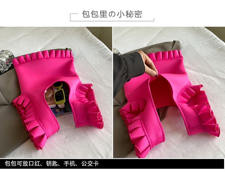 Bag Shopper Ruffle Plain