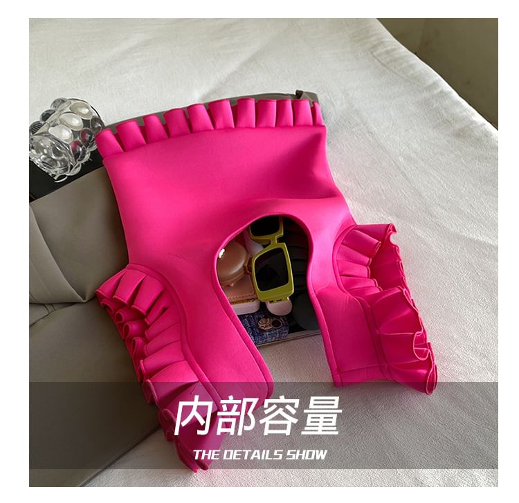 Bag Shopper Ruffle Plain