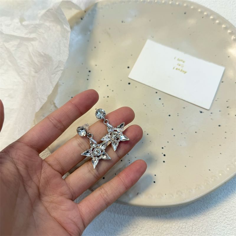 / Drop Necklace Star Earring