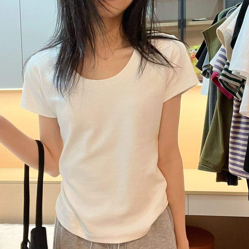 Tee Plain Short-Sleeve