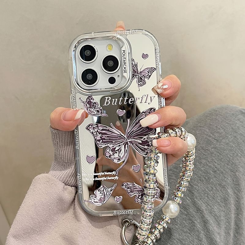 Phone Case Butterfly Mirrored