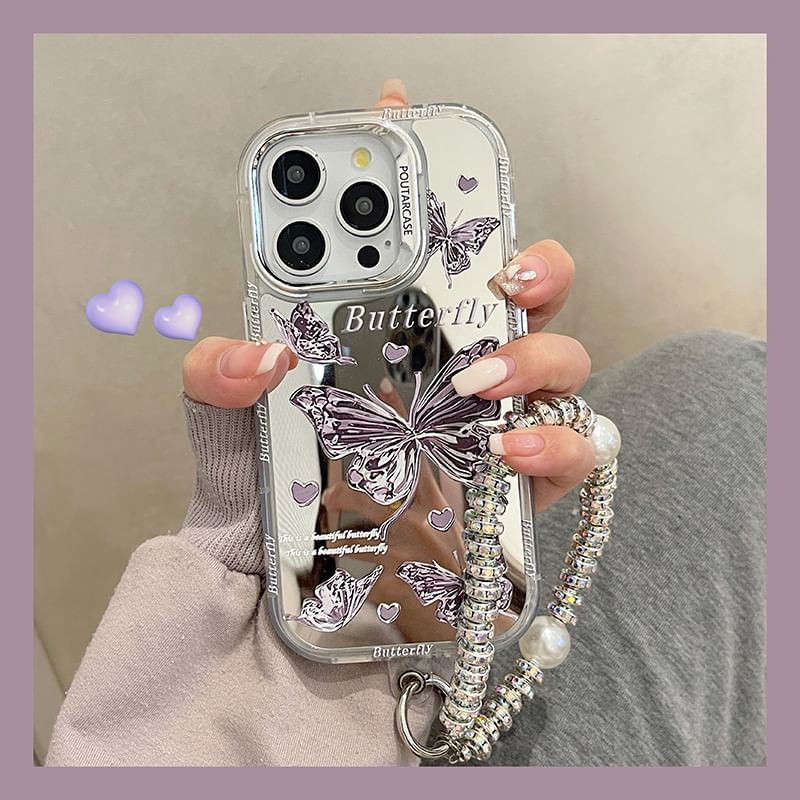 Phone Case Butterfly Mirrored