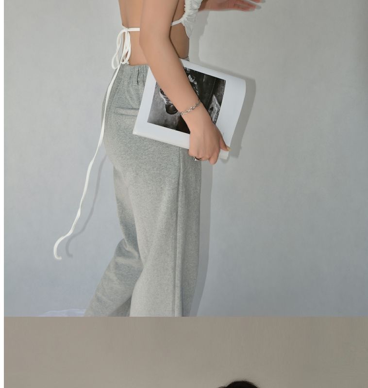 Short-Sleeve Cropped Back Tee Open Plain