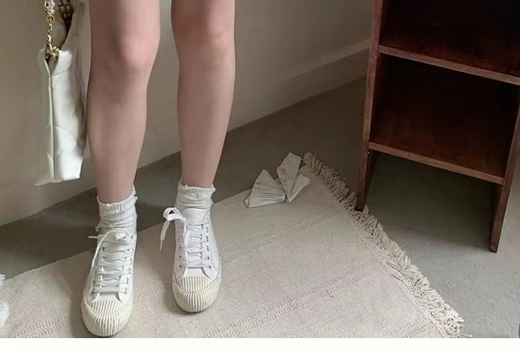 Waist Plain High Skort