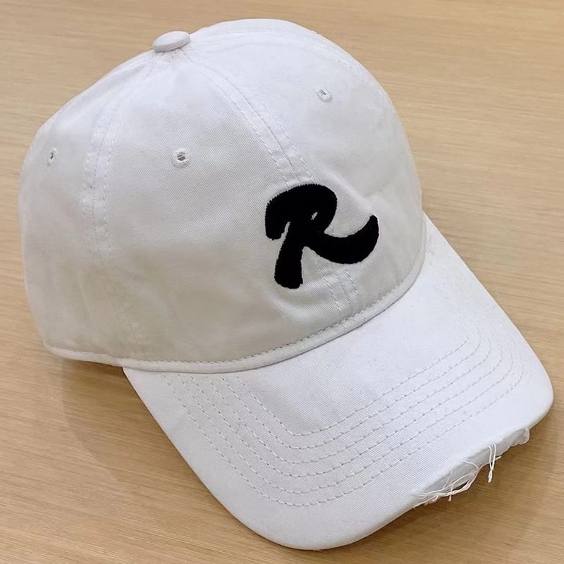 Baseball Cap Lettering Embroidered