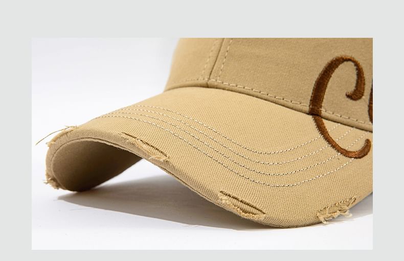 Baseball Embroidered Lettering Cap