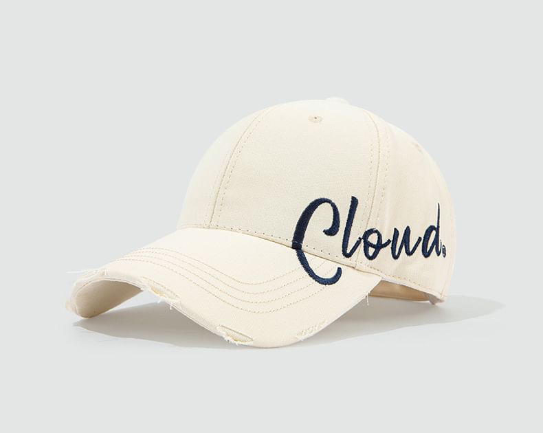 Baseball Embroidered Lettering Cap