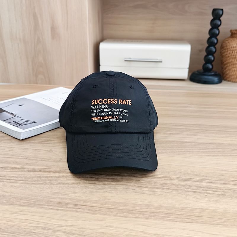 Cap Embroidered Baseball Lettering