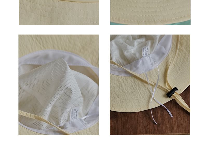 Bow Hat Embroidered Bucket