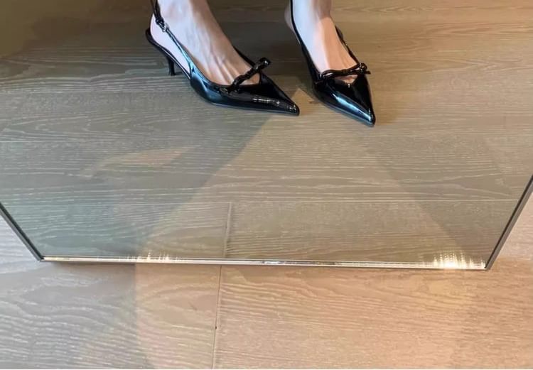 Sandals Pointy Bow Slingback