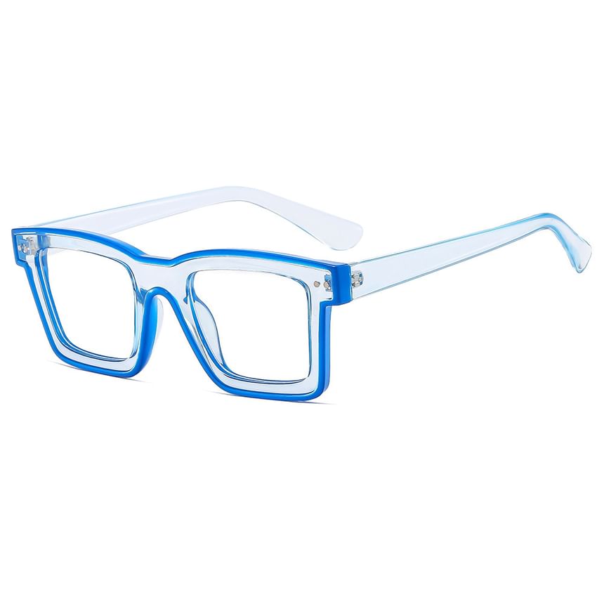 Blue Square Blocking Eyeglasses Light