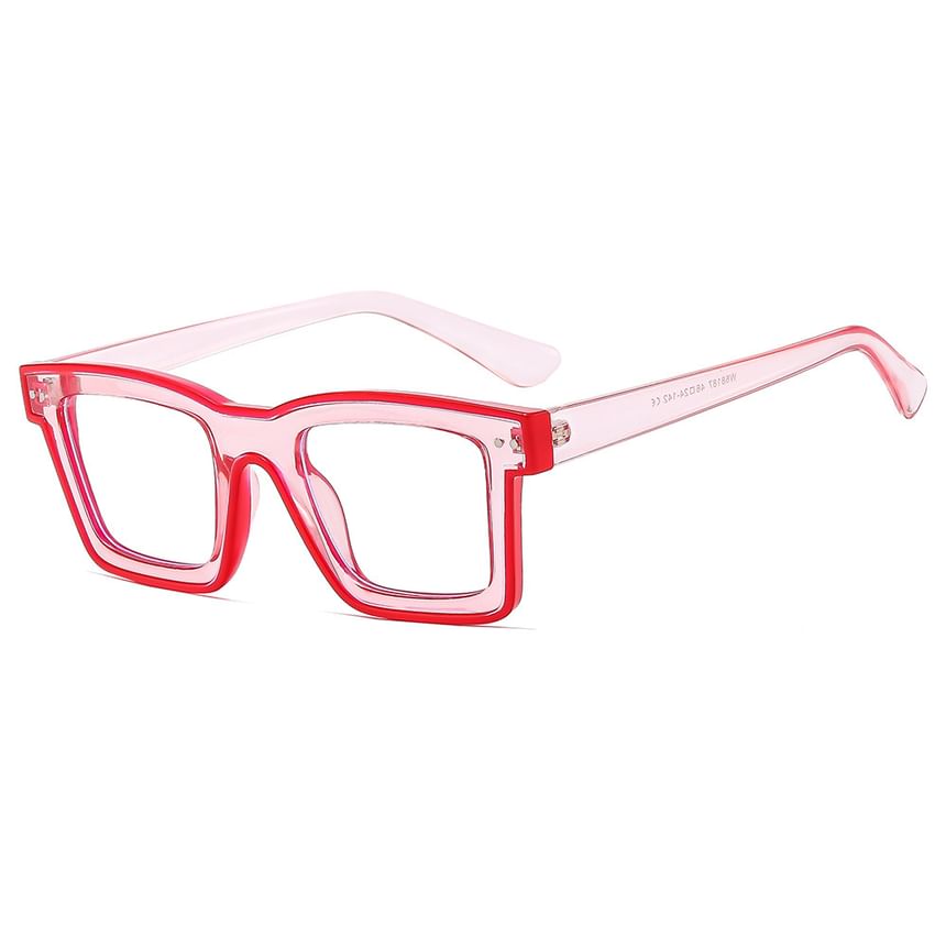 Blue Square Blocking Eyeglasses Light