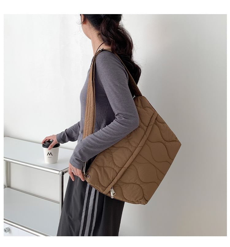 Plain Quilted Bag Crossbody
