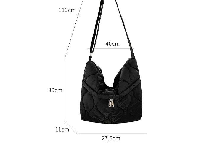 Plain Quilted Bag Crossbody