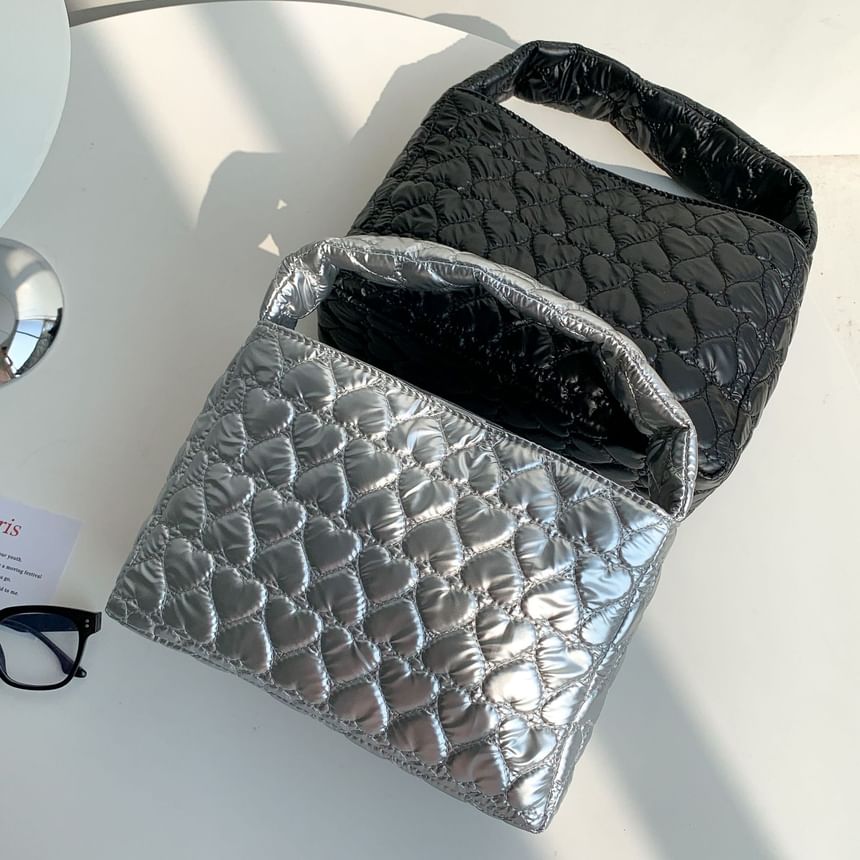 Tote Quilted Heart Bag