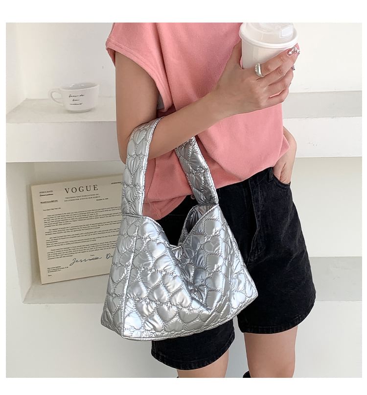 Tote Quilted Heart Bag