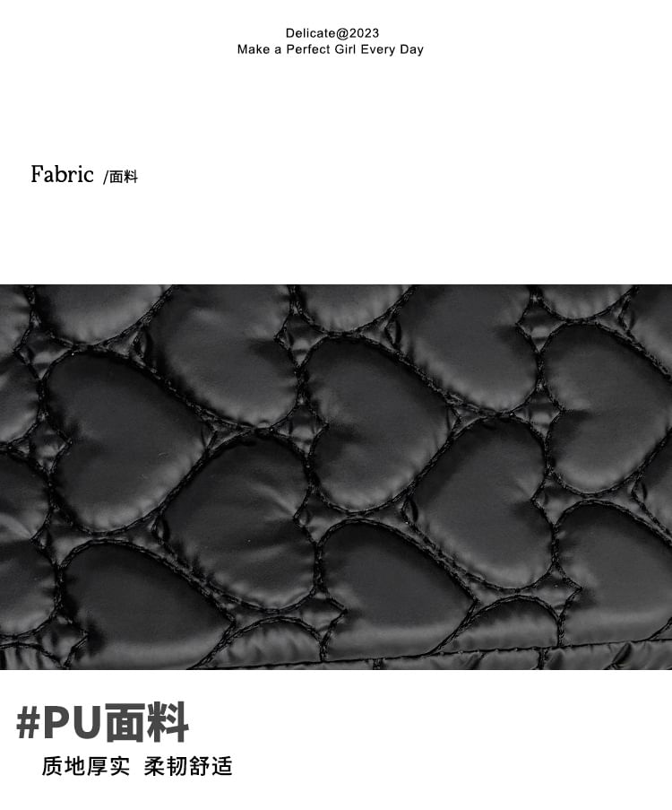 Tote Quilted Heart Bag