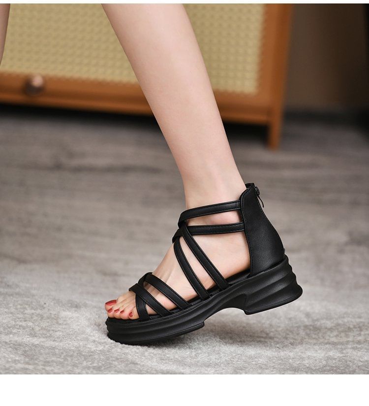Plain Sandals Platform