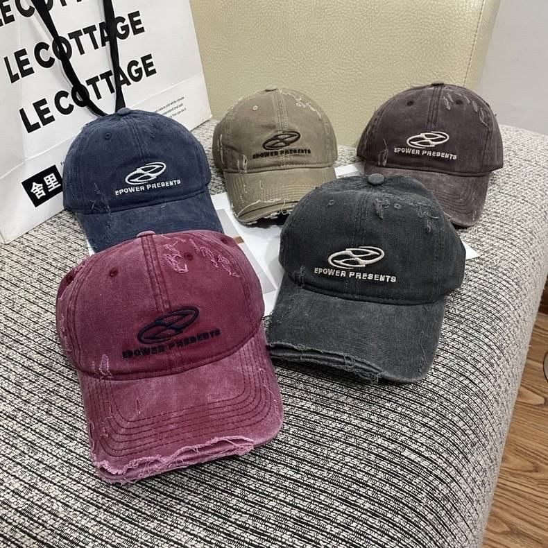 Cap Embroidered Distressed Baseball