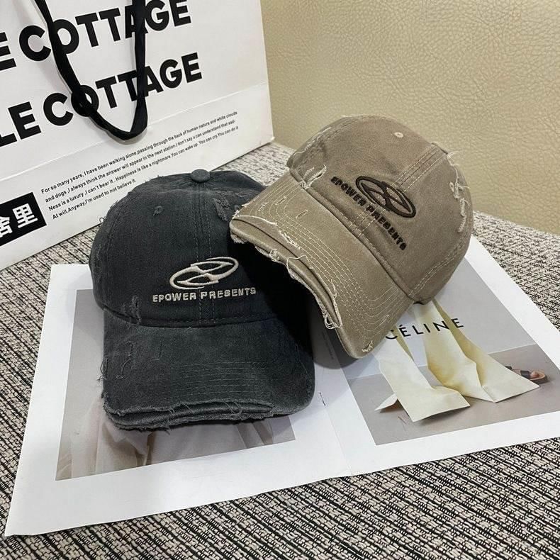 Cap Embroidered Distressed Baseball