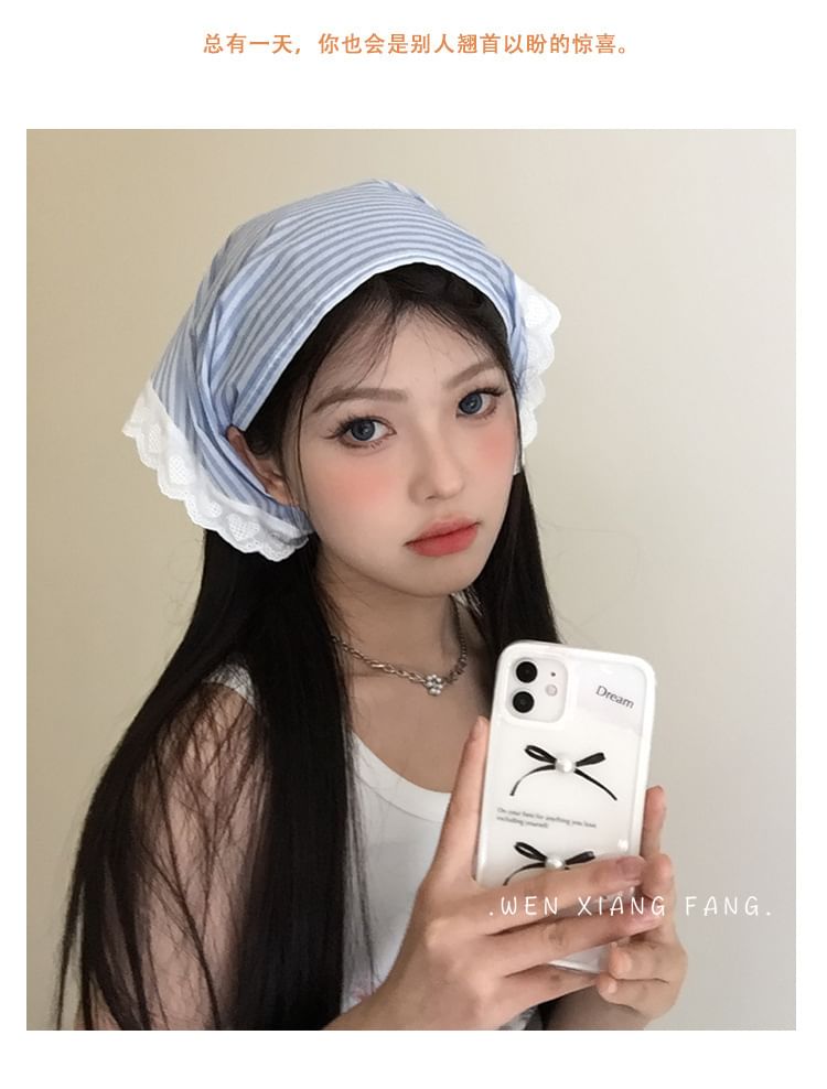 Triangle Head Trim Designs) Lace (Various Scarf