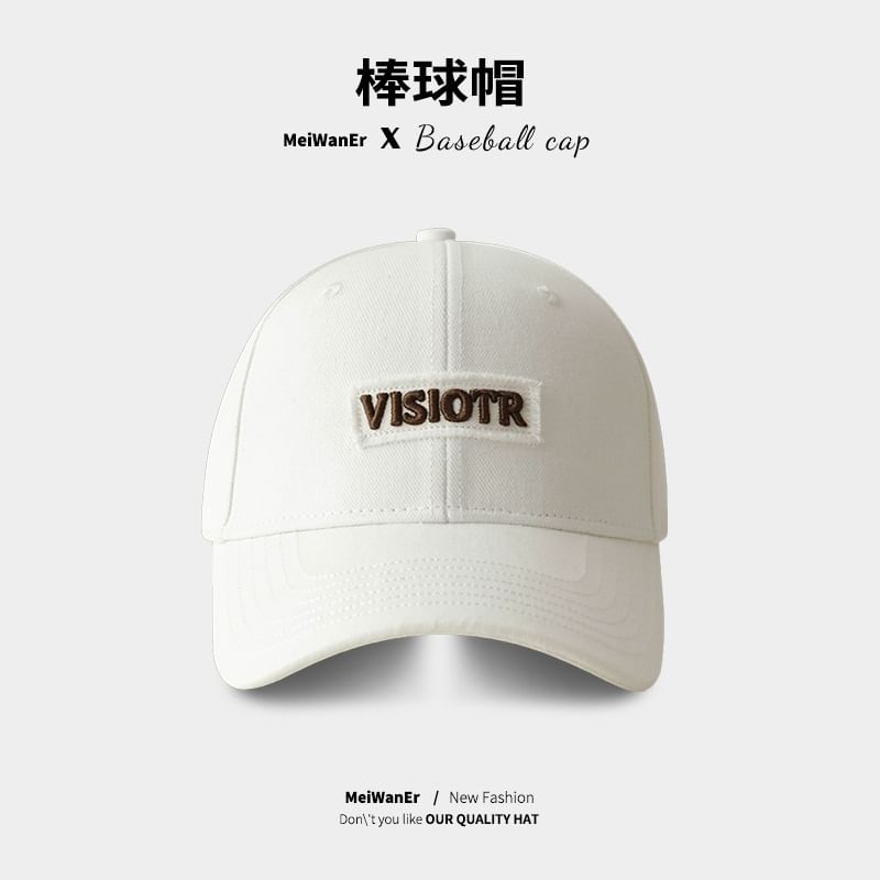 Embroidered Lettering Cap Baseball