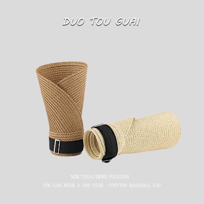 Sun Woven Straw Visor