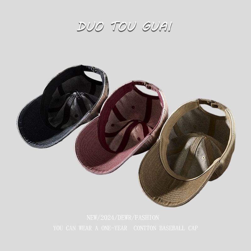 Denim Cap Washed Baseball