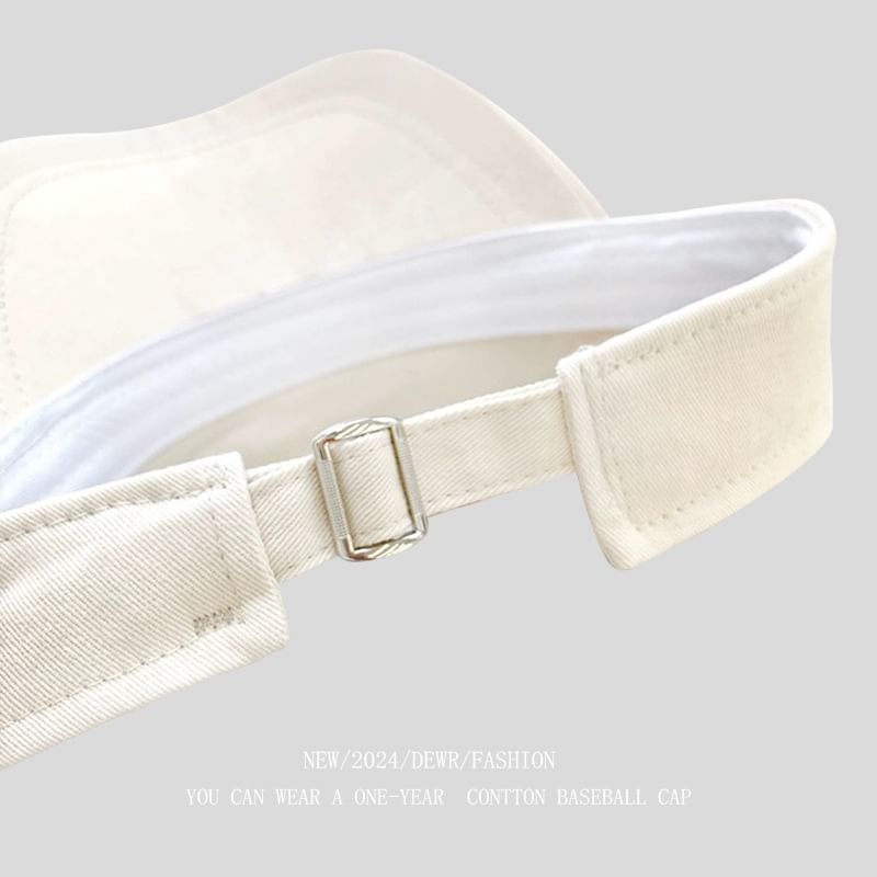 Bow Visor Sun Embroidered