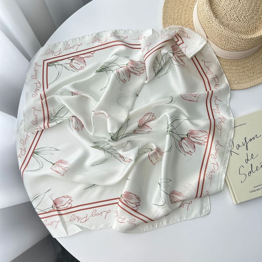 Print Neckerchief Floral