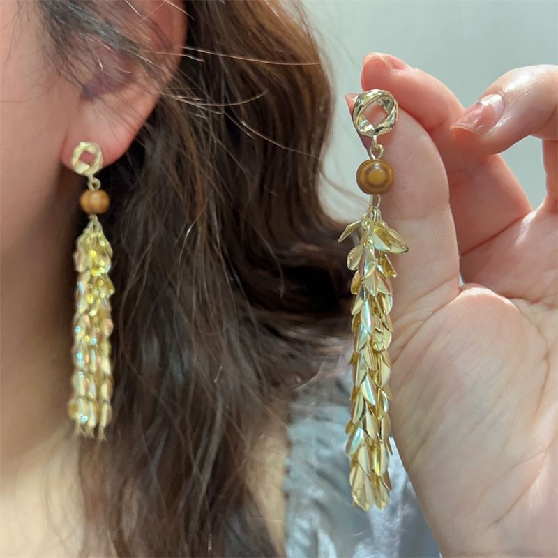 Wheat Chandelier Alloy Earring