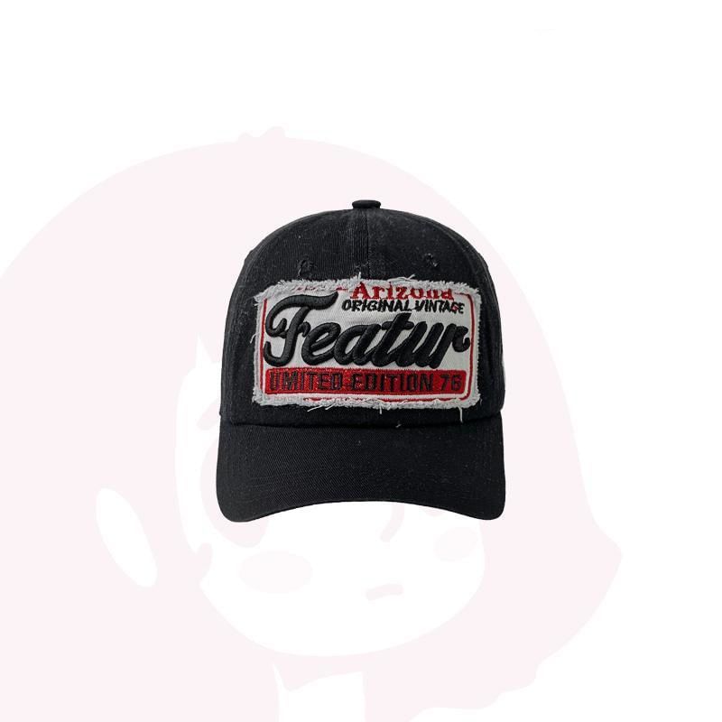 Applique Baseball Embroidered Lettering Cap