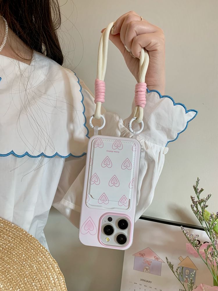 Card Heart Case Phone Holder