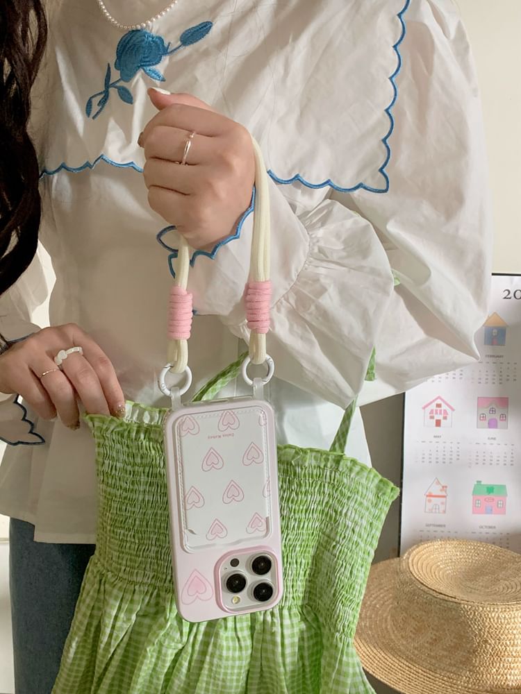 Card Heart Case Phone Holder