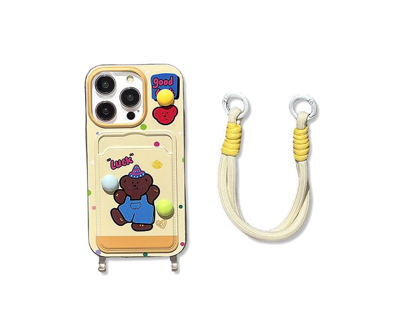 Case Holder Bear Phone Card