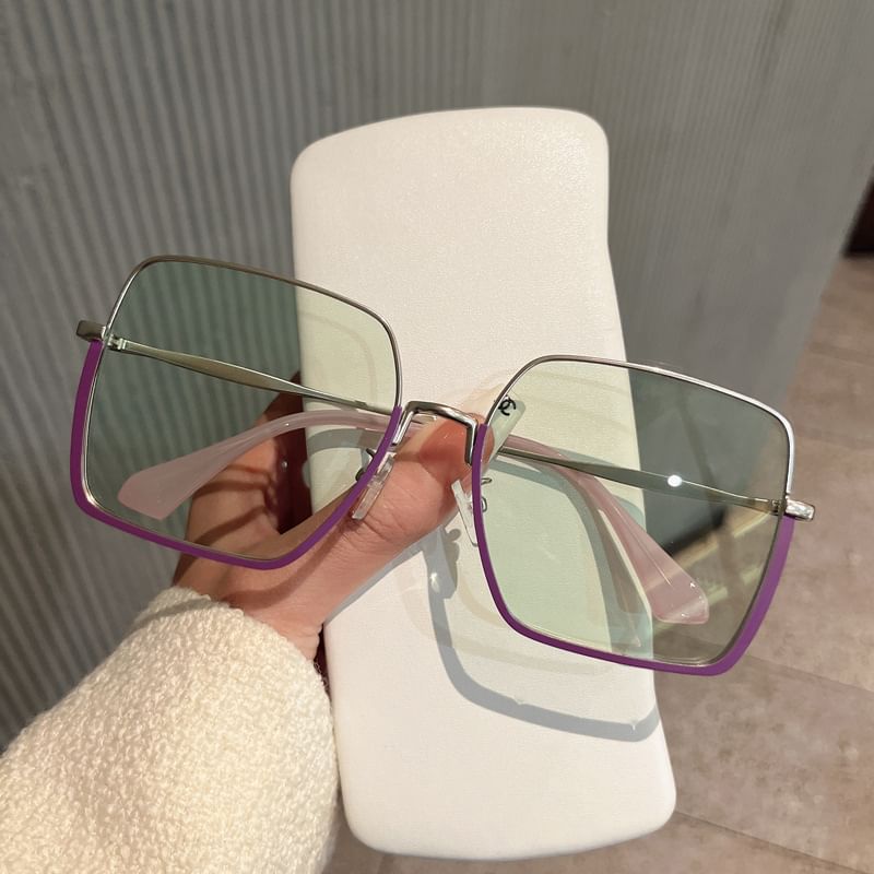 Half Sunglasses Square Frame
