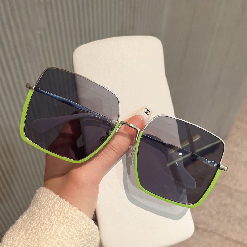 Half Sunglasses Square Frame