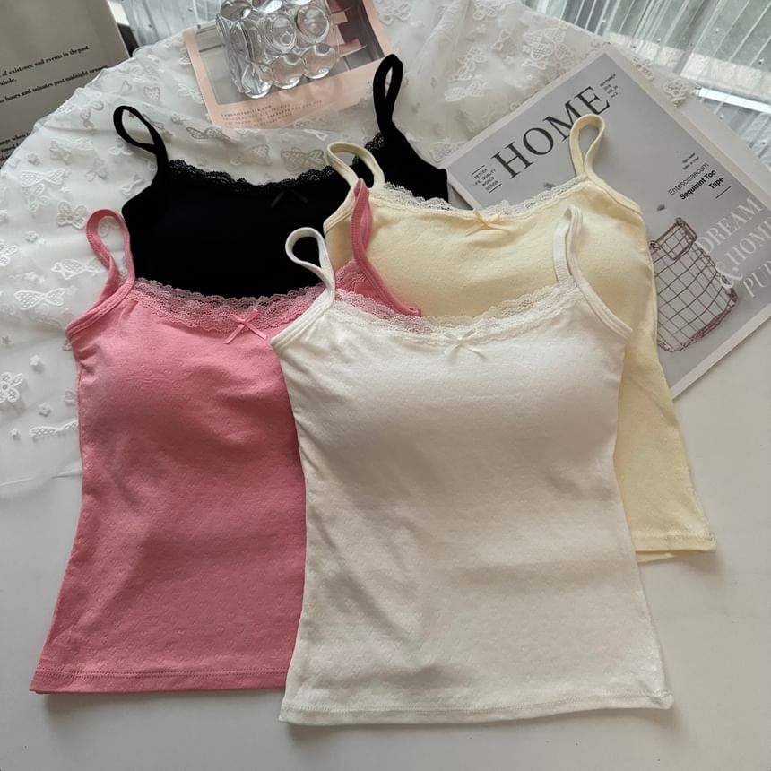 Padded Lace Camisole