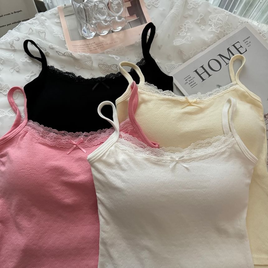 Padded Lace Camisole