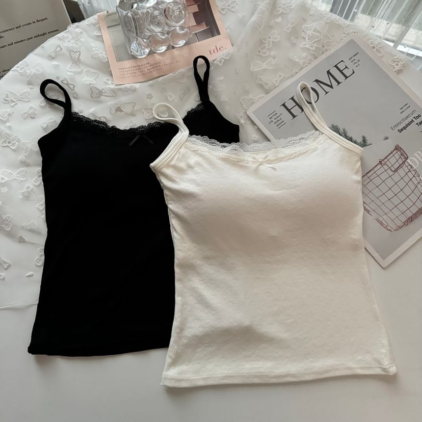 Padded Lace Camisole
